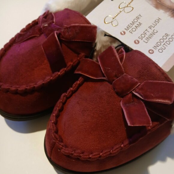 NWT Jessica Simpson Indoor Outdoor Memory Foam Slippers Women's Size XL - Picture 6 of 7